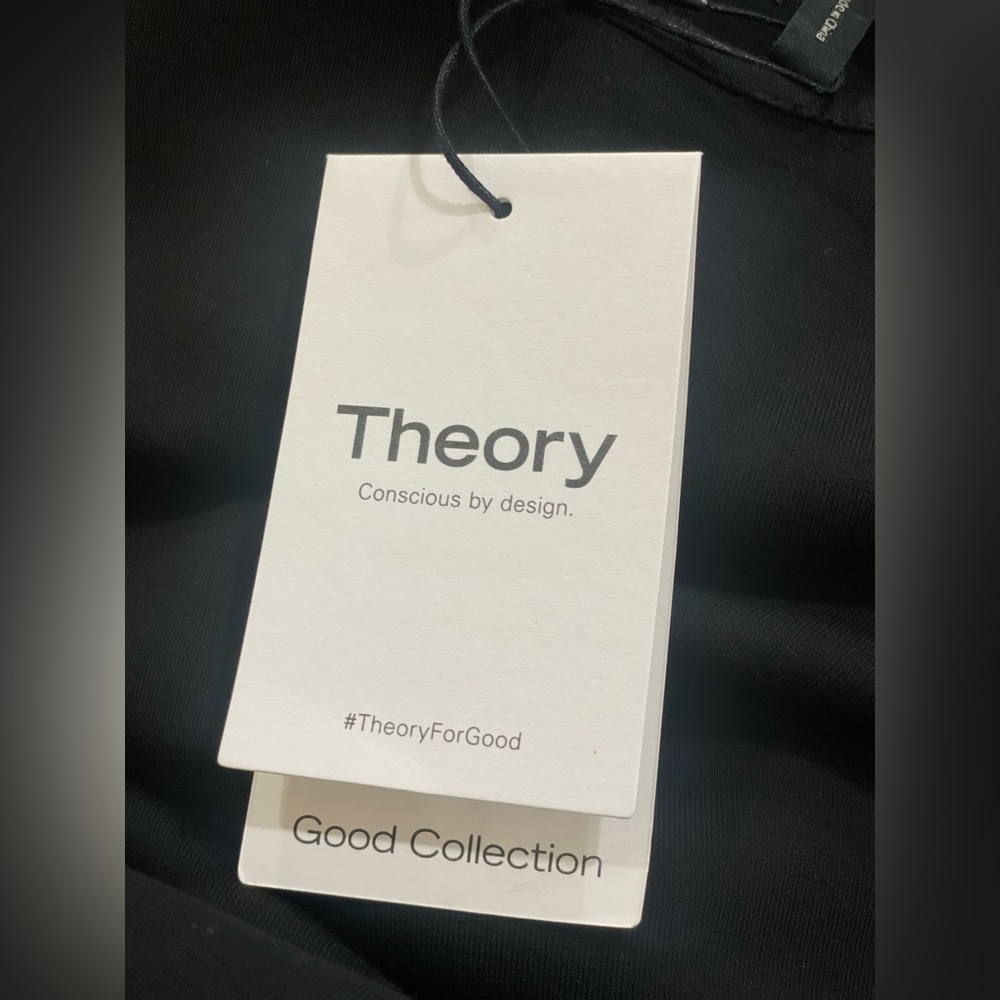 Theory High Neck Double Knit Midi Dress / S - Picture 4 of 4